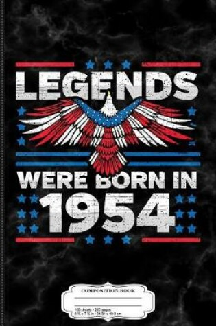 Cover of Legends Were Born in 1954 Patriotic Birthday