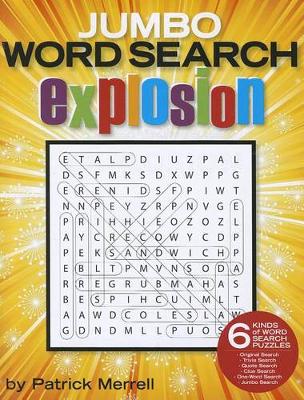 Book cover for Jumbo Word Search Explosion