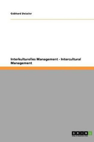 Cover of Interkulturelles Management - Intercultural Management