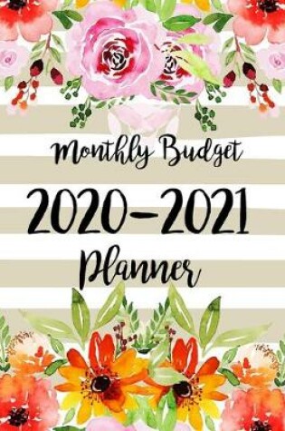 Cover of Monthly Budget Planner 2020-2021