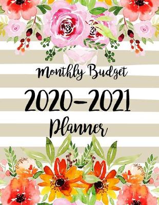 Cover of Monthly Budget Planner 2020-2021