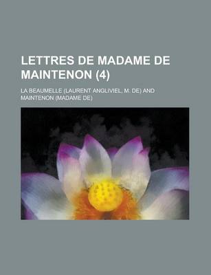 Book cover for Lettres de Madame de Maintenon (4)