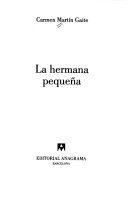 Book cover for La Hermana Pequena