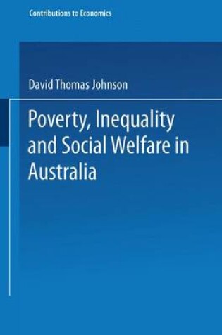 Cover of Poverty, Inequality and Social Welfare in Australia