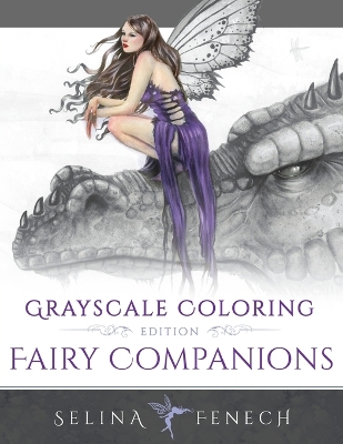 Book cover for Fairy Companions - Grayscale Coloring Edition