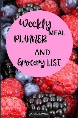 Cover of Weekly meal planner and grocery list