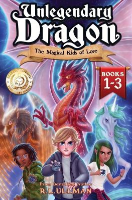 Book cover for Unlegendary Dragon Books 1-3