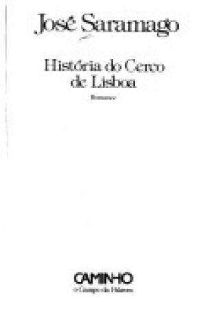 Cover of Historia Do Cerco De Lisboa
