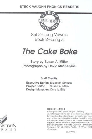 Cover of The Cake Bake-Phonics Read Set 2