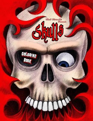 Book cover for Skulls Coloring Book