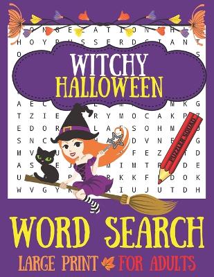 Book cover for Witchy Halloween Word Search