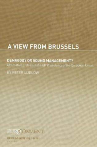 Cover of Demagogy or Sound Management?