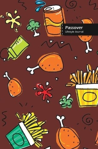 Cover of Passover Lifestyle Journal, Blank Write-in Notebook, Dotted Lines, Wide Ruled, Size (A5) 6 x 9 In (Brown)