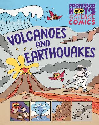 Cover of Professor Hoot's Science Comics: Volcanoes and Earthquakes