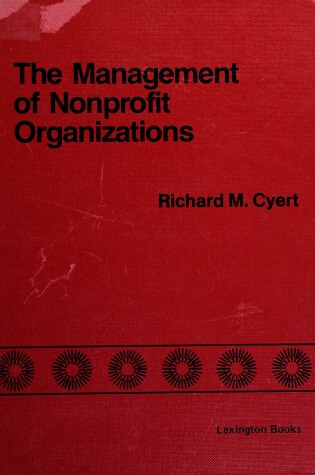 Cover of Management of Nonprofit Organizations