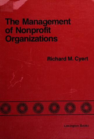 Book cover for Management of Nonprofit Organizations