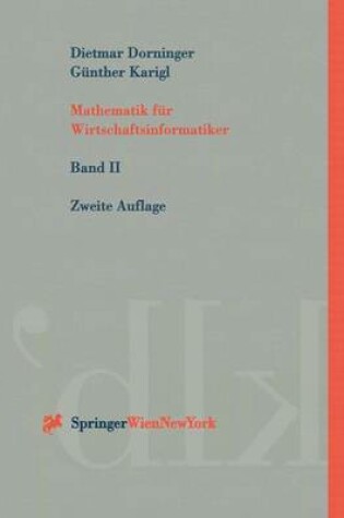 Cover of Mathematik Fa1/4r Wirtschaftsinformatiker
