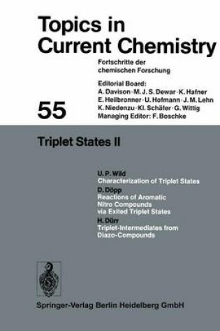 Cover of Triplet States II