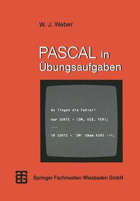 Book cover for Pascal in UEbungsaufgaben