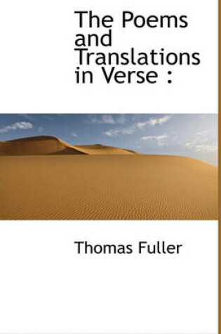 Cover of The Poems and Translations in Verse