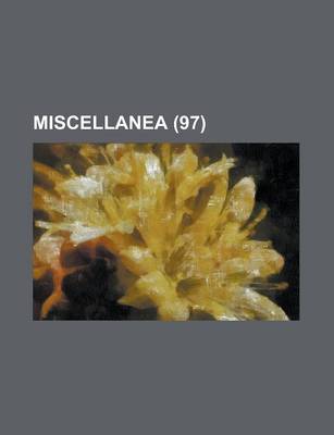 Book cover for Miscellanea (97 )