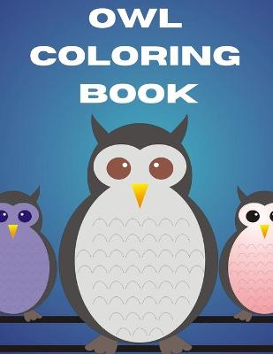 Book cover for Owl Coloring Book