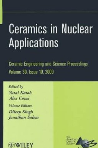 Cover of Ceramics in Nuclear Applications, Volume 30, Issue 10
