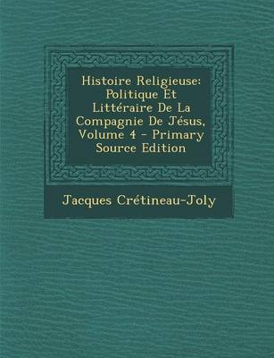 Book cover for Histoire Religieuse