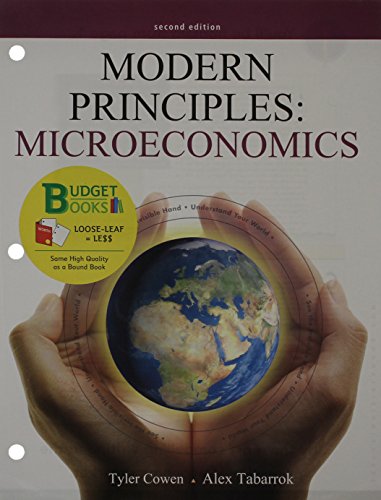 Book cover for Modern Principles: Microeconomics with Access Card