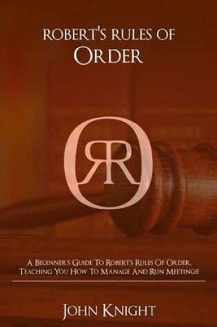 Cover of Robert's Rules of Order