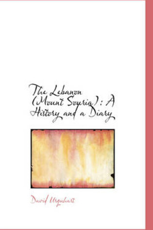 Cover of The Lebanon Mount Souria