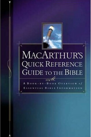 Cover of Macarthur's Quick Reference to the Bible