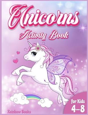 Book cover for Unicorn Activity book for kids