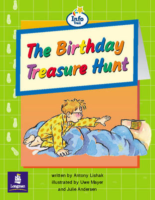 Book cover for The birthday treasure hunt Big Book Info trail Emergent Year 2 Big Book