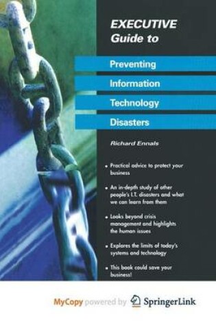 Cover of Executive Guide to Preventing Information Technology Disasters