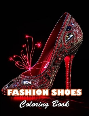 Book cover for Fashion Shoes Coloring Book