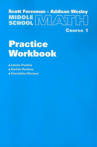 Cover of Middle School Math Practice Wo