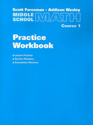 Book cover for Middle School Math Practice Wo