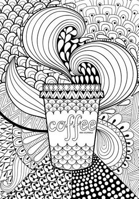 Book cover for Coffee - A Color Your Cover Journal