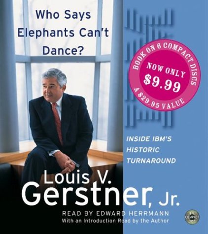 Book cover for Who Says Elephants Can't Dance? CD Sp