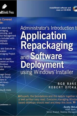 Cover of Administrator's Introduction to Application Repackaging and Software Deployment Using Windows Installer