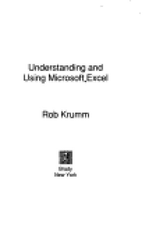 Cover of Understanding and Using Microsoft EXCEL