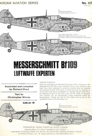 Cover of Messerschmitt Bf 109