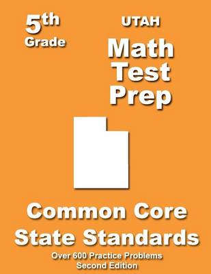 Book cover for Utah 5th Grade Math Test Prep