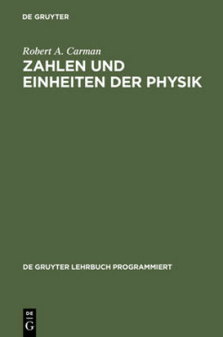 Cover of Zahlen Und Einheiten Der Physik