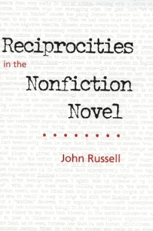 Cover of Reciprocities in the Nonfiction Novel