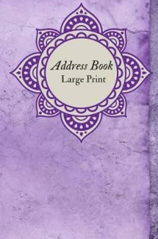Cover of Address Book Large Print
