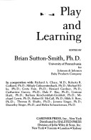 Book cover for Play and Learning