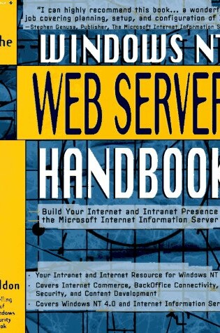 Cover of Windows NT Web Server Handbook