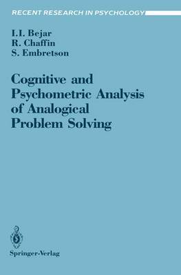 Book cover for Cognitive and Psychometric Analysis of Analogical Problem Solving